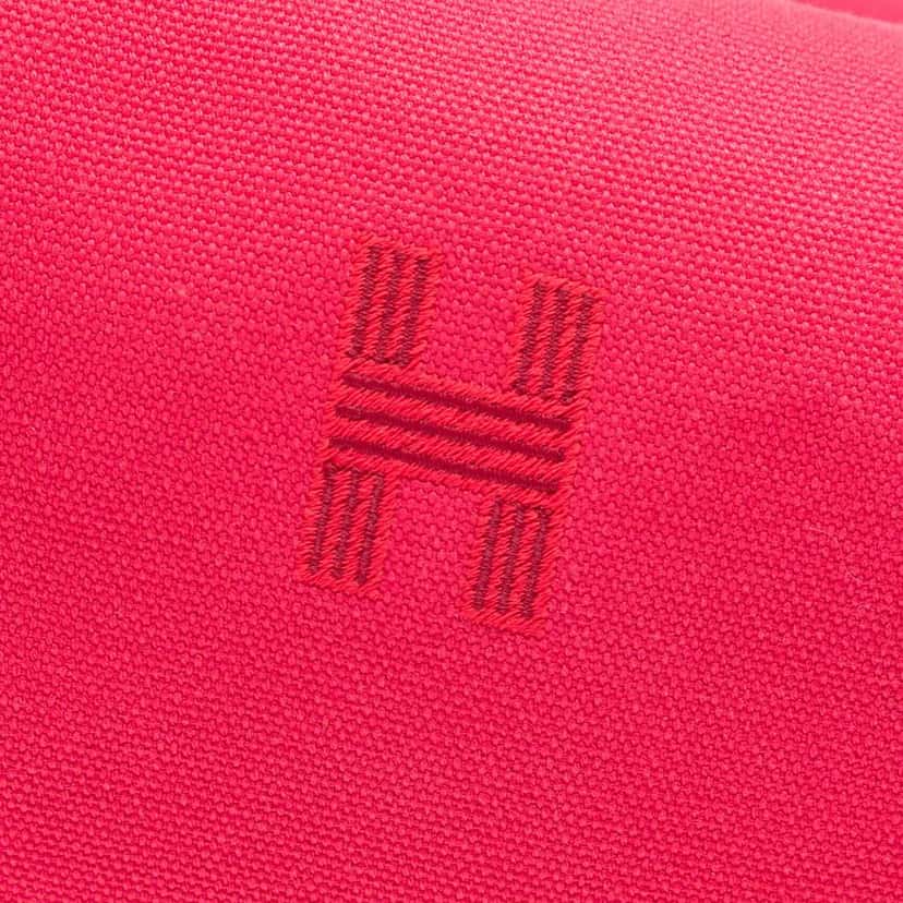 Hermès Large Canvas Bride A Brac Case Pink Canvas Good condition - Box View