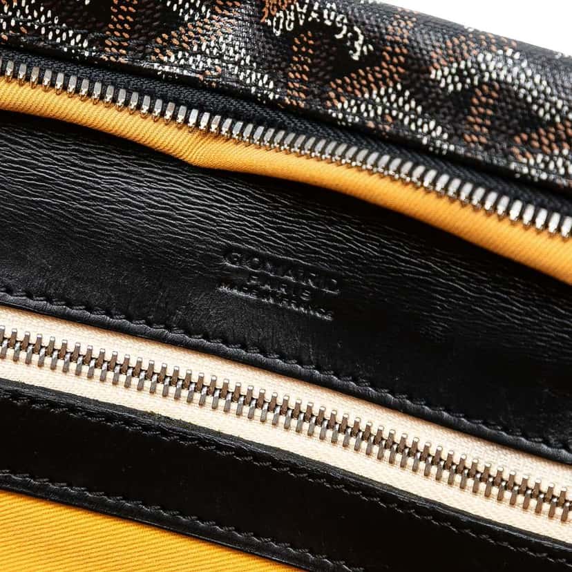 Goyard Goyardine Ambassade MM Black Canvas Very good condition - Box View