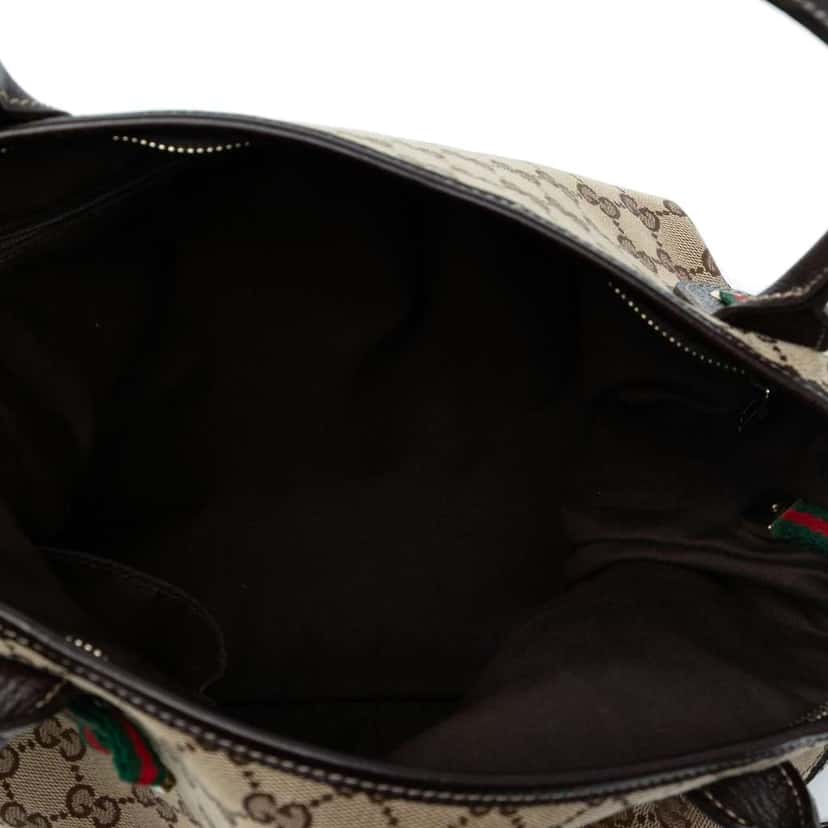 Gucci GG Canvas Princy Satchel Brown Canvas Good condition - Model View