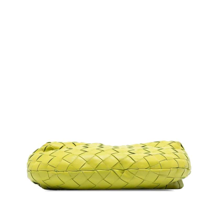 Bottega Veneta Mini Nappa Intrecciato Jodie Yellow Leather Good condition - Inside View