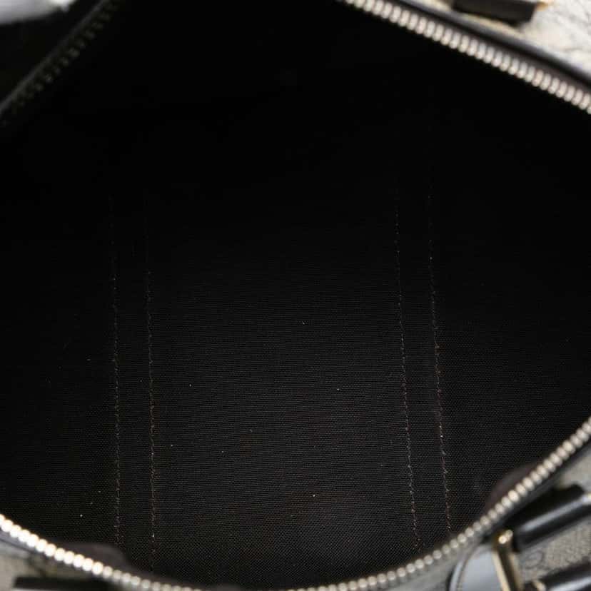 Gucci Medium GG Supreme Joy Boston Bag Brown Canvas Good condition - Model View