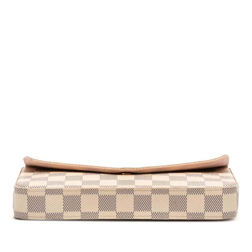 Louis Vuitton Damier Azur Pochette Felicie White Canvas Good condition - Inside View
