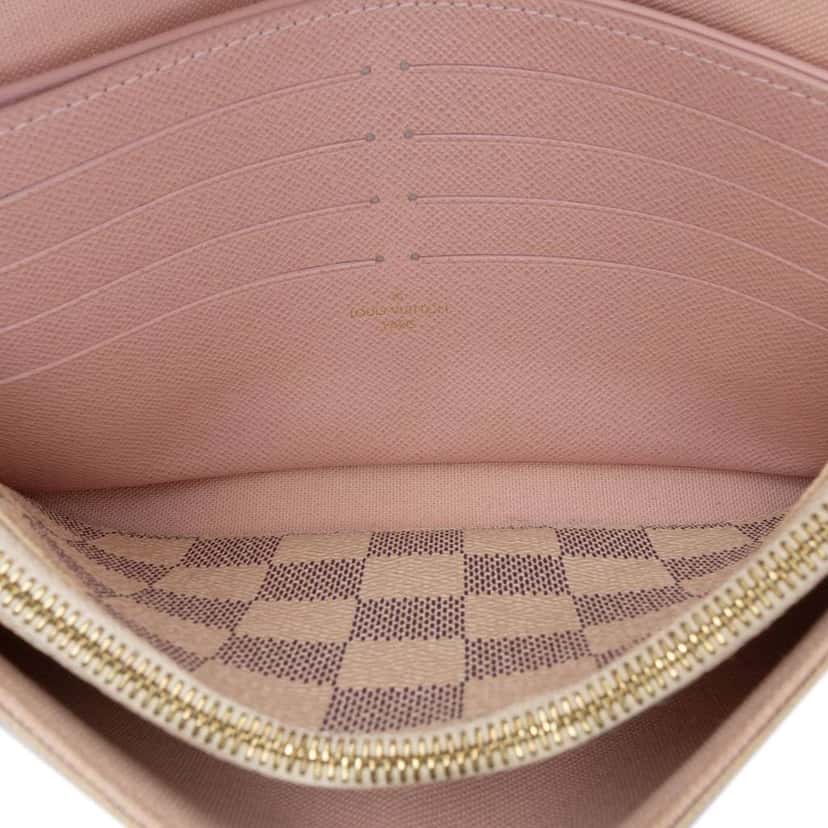Louis Vuitton Damier Azur Pochette Felicie White Canvas Good condition - Model View