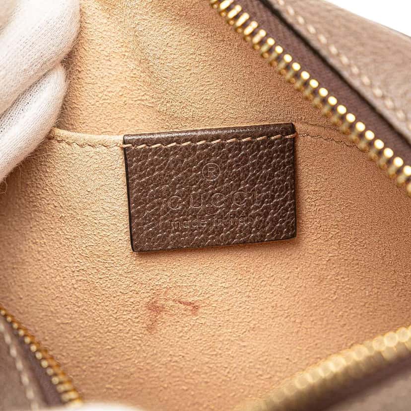 Gucci Mini GG Supreme Ophidia Crossbody Brown Canvas Good condition - Box View