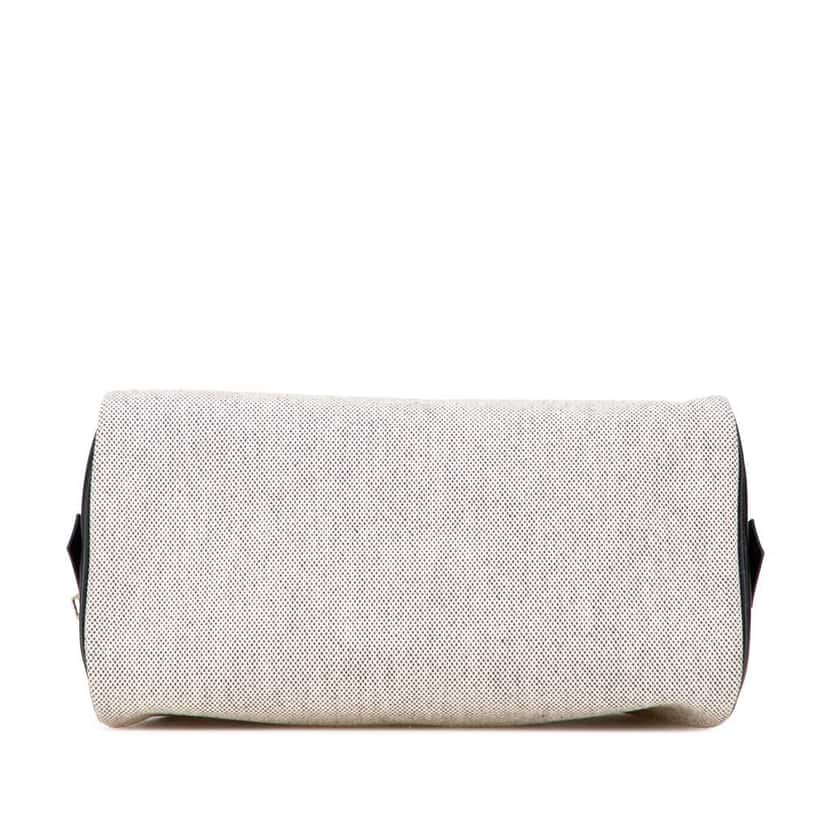 Hermès Toile Cavour Pouch Grey Canvas Good condition - Inside View