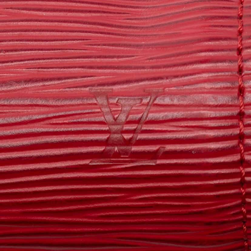Louis Vuitton Epi Pochette Papillon Red Leather Good condition - Box View