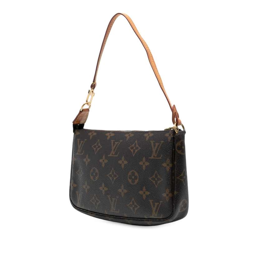 Louis Vuitton Monogram Pochette Accessoires Brown Good condition - Back View