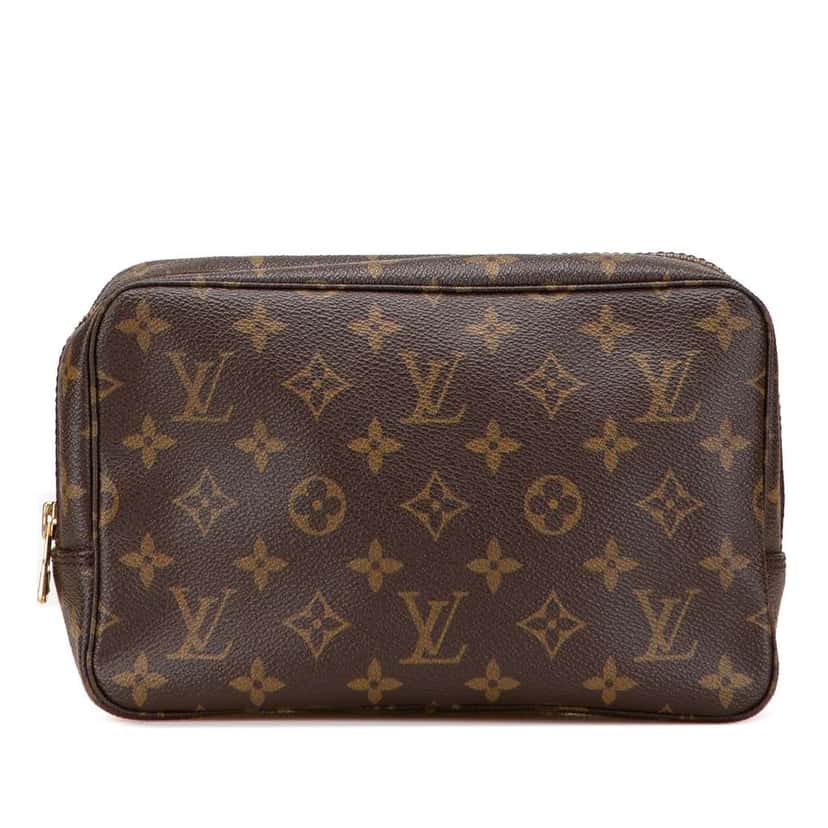 Louis Vuitton Monogram Trousse Toilette 23 Brown Canvas Good condition - Front View