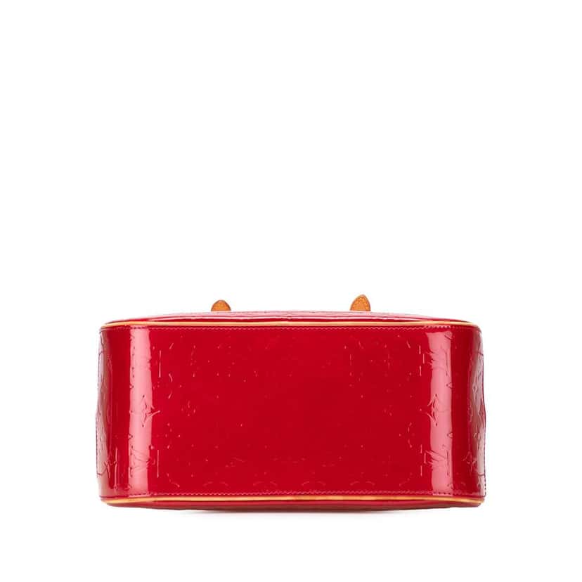 Louis Vuitton Monogram Vernis Summit Drive Red Leather Good condition - Inside View