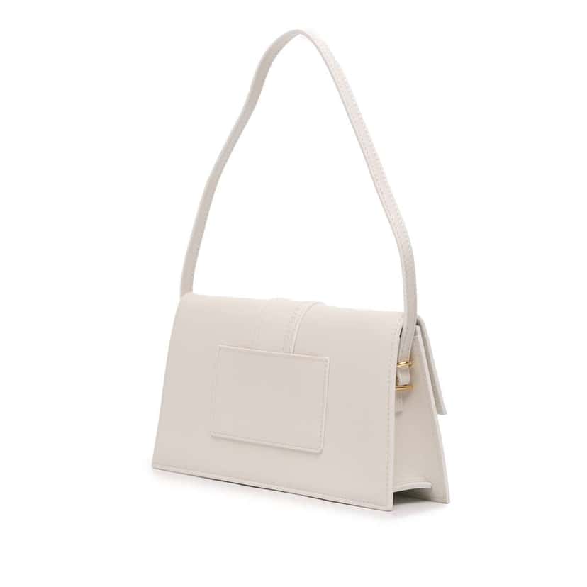 Jacquemus Calfskin Le Bambino Long White Leather Good condition - Back View