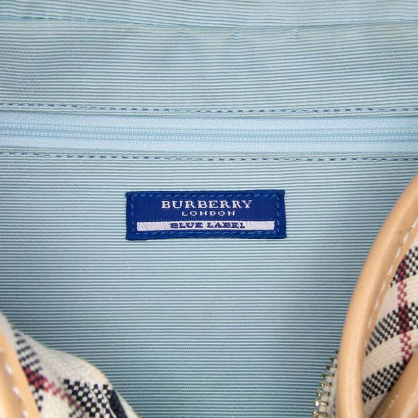 Burberry Nova Check Canvas Handbag Brown Canvas Good condition - Box View