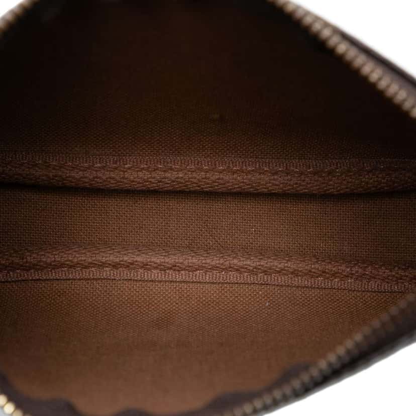 Louis Vuitton Monogram Mini Pochette Accessoires Brown Good condition - Model View