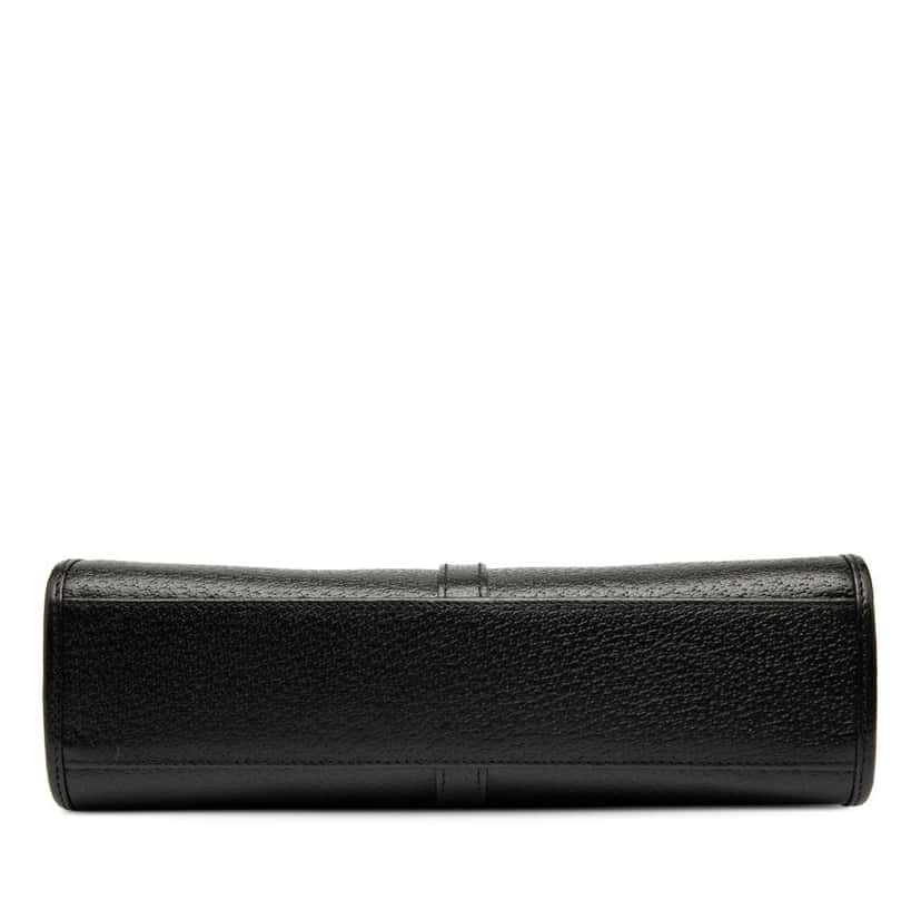 Gucci Calfskin Jackie Handbag Black Leather Good condition - Inside View
