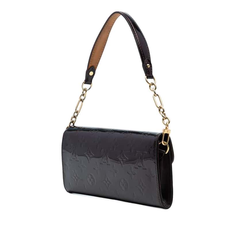 Louis Vuitton Monogram Vernis Sunset Boulevard Purple Leather Good condition - Back View