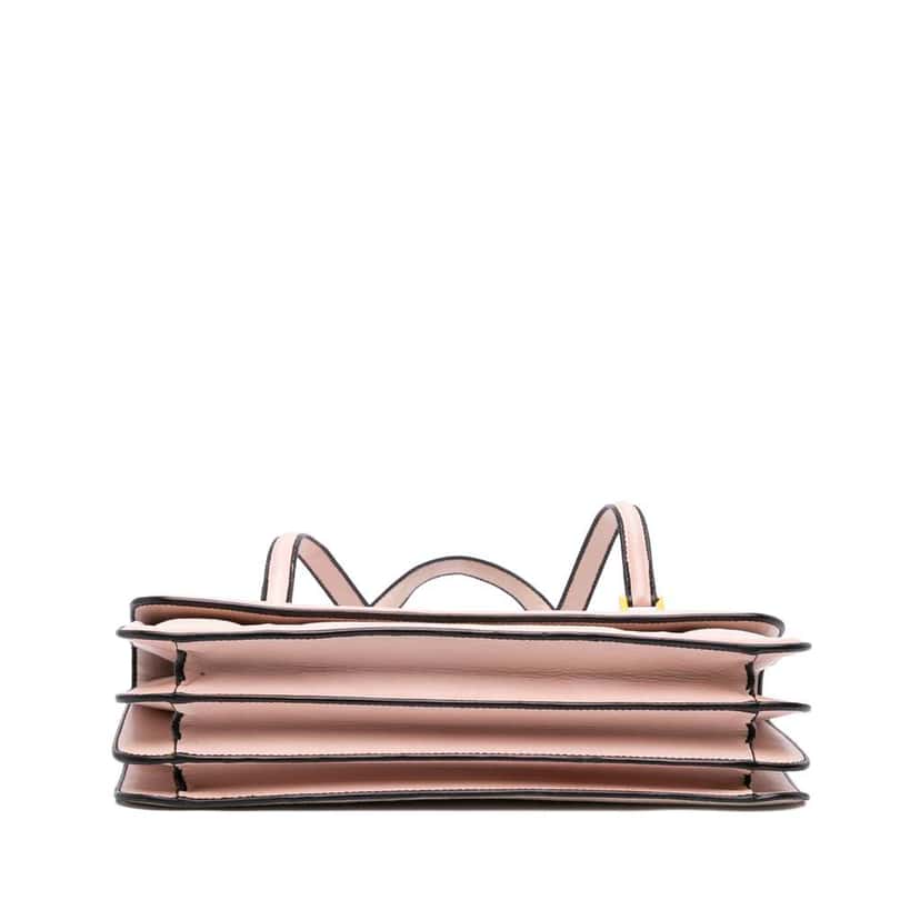 Loewe Suede Handbag Pink Leather Good condition - Inside View