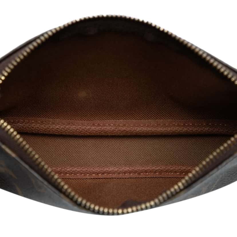 Louis Vuitton Monogram Mini Pochette Accessoires Brown Good condition - Model View