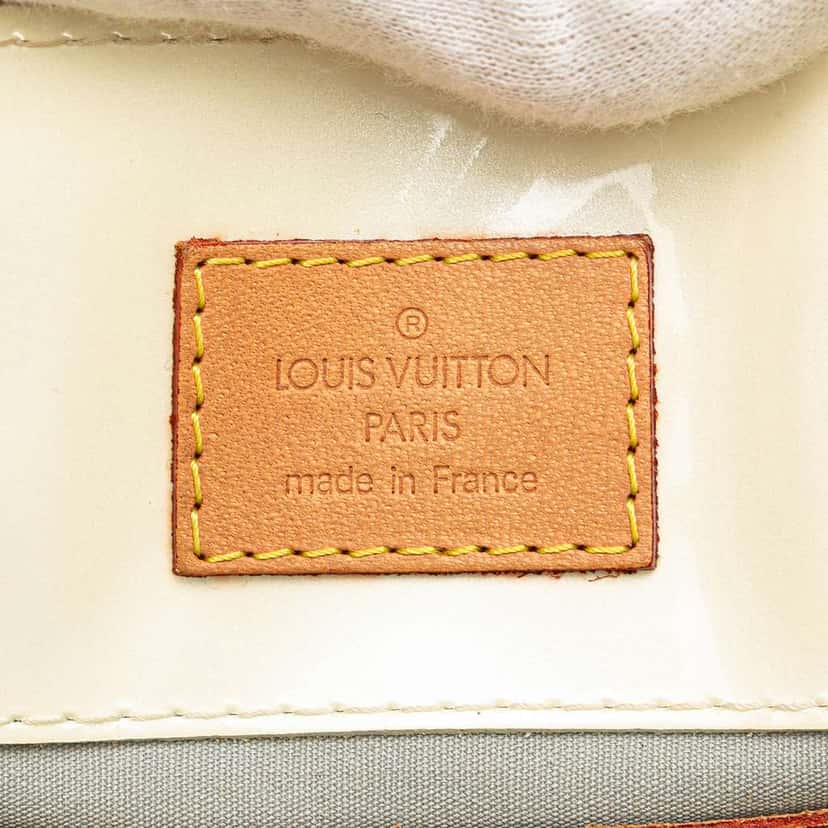 Louis Vuitton Monogram Vernis Reade PM White Leather Good condition - Box View