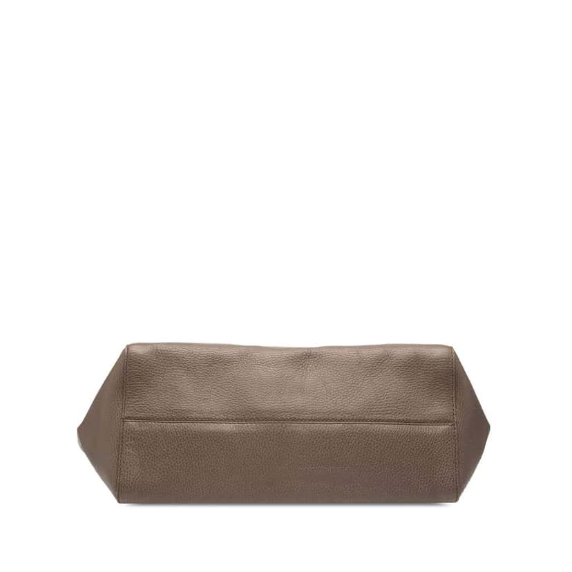 Gucci Medium Leather Swing Tote Brown Leather Good condition - Inside View