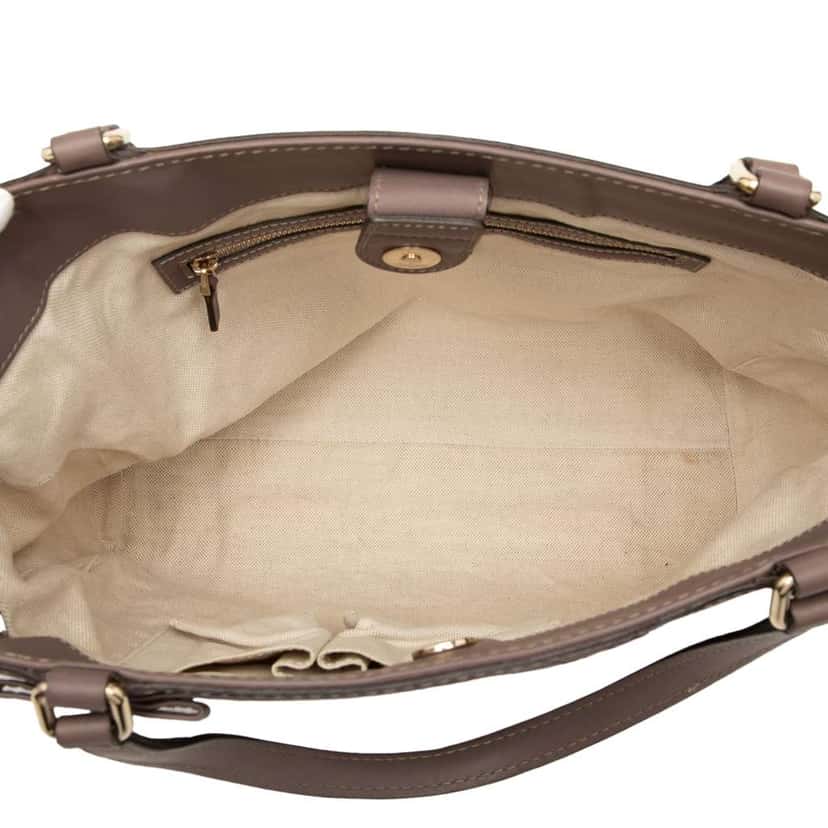 Gucci Guccissima Mayfair Tote Purple Leather Good condition - Model View