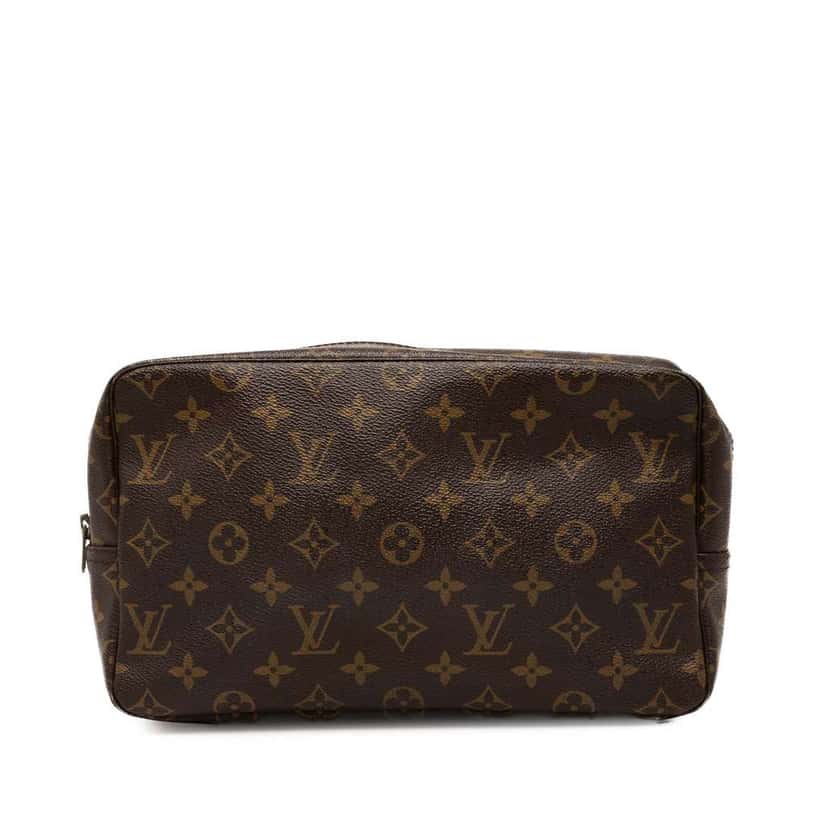 Louis Vuitton Monogram Trousse Toilette 28 Brown Fair condition - Front View