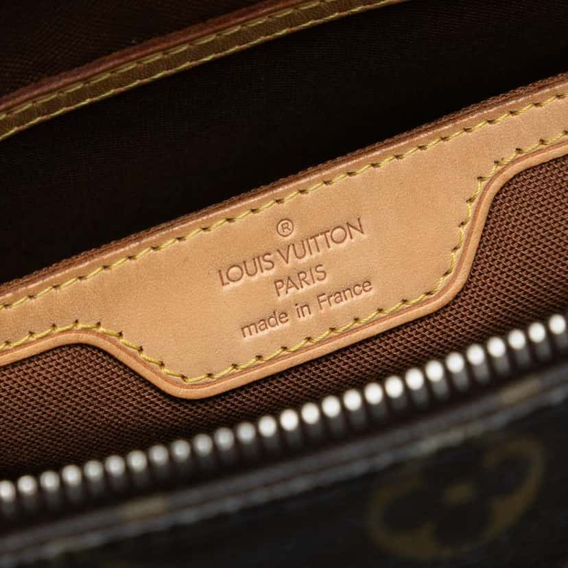 Louis Vuitton Monogram Cabas Mezzo Brown Fair condition - Box View
