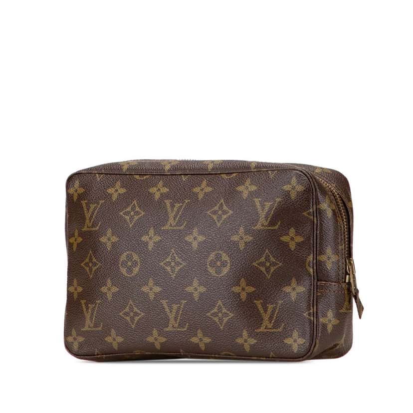 Louis Vuitton Monogram Trousse Toilette 23 Brown Canvas Good condition - Back View