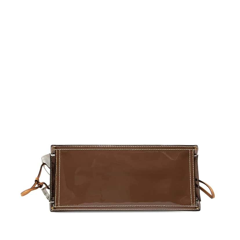 Loewe PVC and Leather Anagram Tote Brown Good condition - Inside View