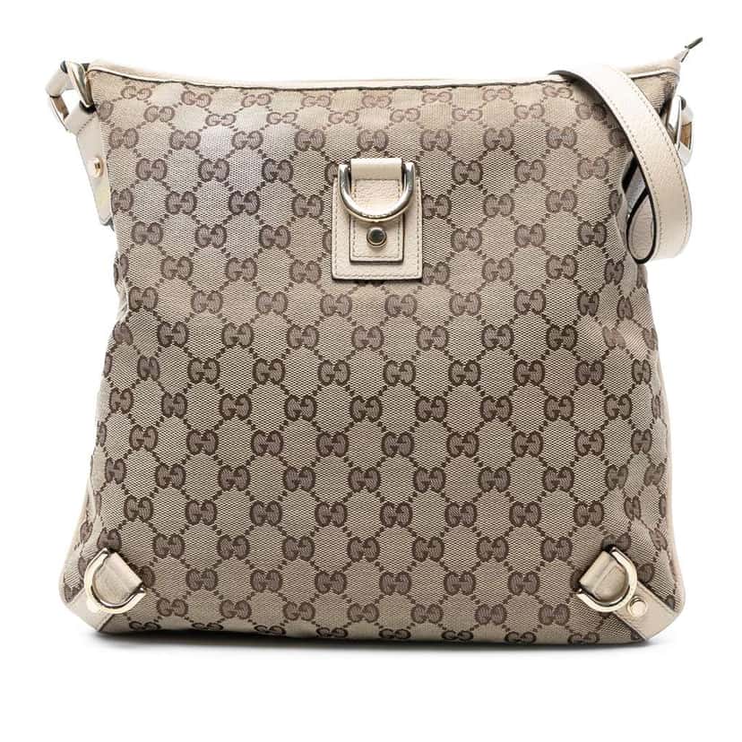 Gucci GG Canvas Abbey D Ring Crossbody Brown Canvas Good condition - Front View