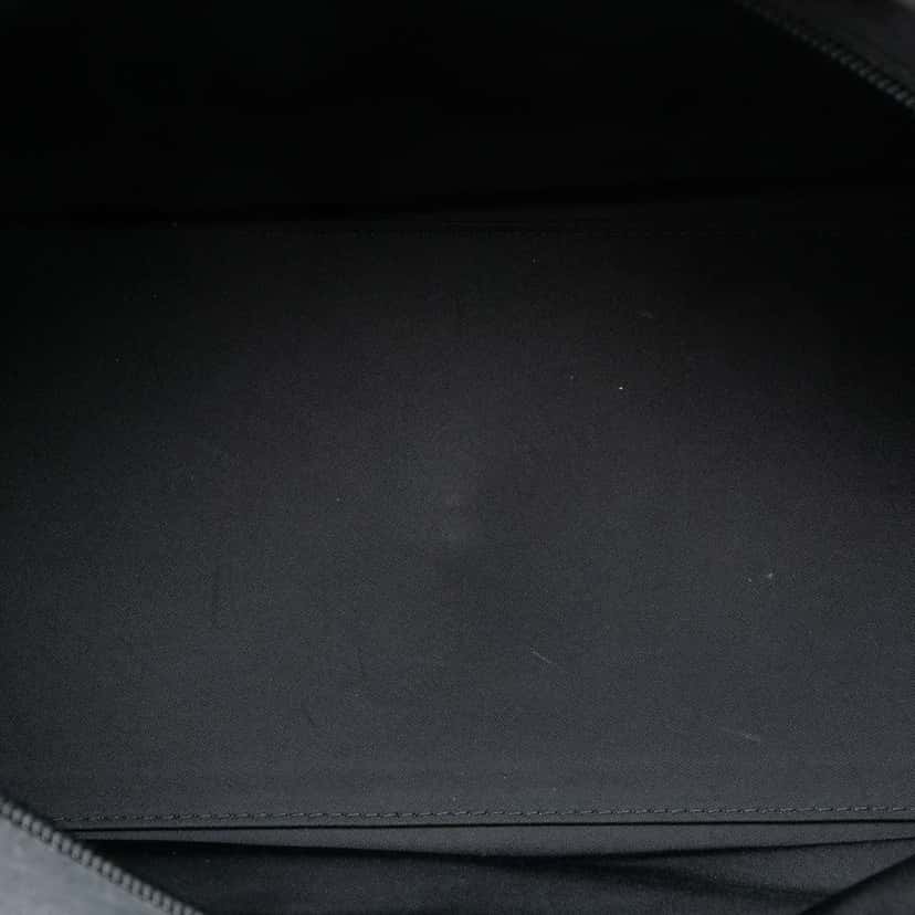 Dior Perforated Lambskin Cannage and Denim Malice Handbag Black Leather Good condition - Model View