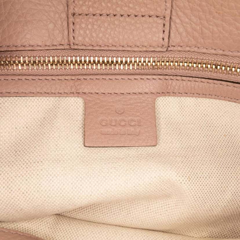 Gucci Medium Calfskin Bamboo Shopper Satchel Brown Leather Good condition - Box View