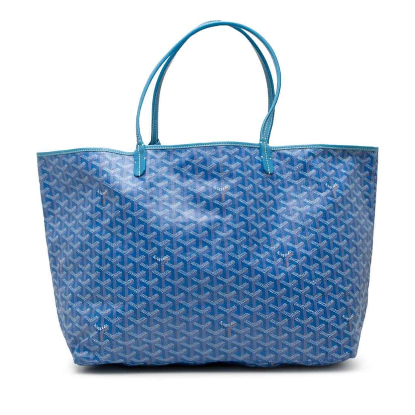 Goyard Goyardine Saint Louis GM Blue Canvas Good condition - Front View