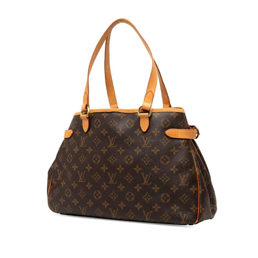 Louis Vuitton Monogram Batignolles Horizontal Brown Good condition - Back View