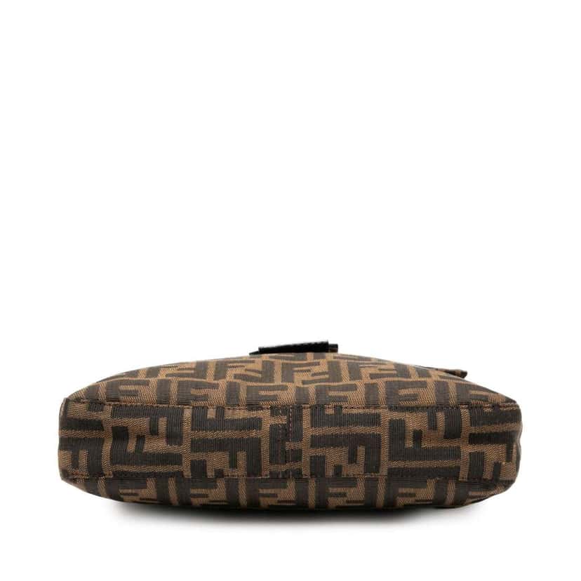 Fendi Zucca Canvas Shoulder Bag Brown Canvas Good condition - Inside View