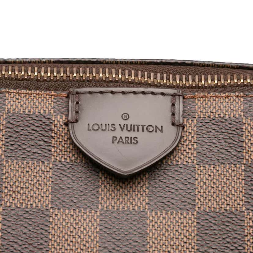 Louis Vuitton Damier Ebene Caissa MM Brown Canvas Good condition - Box View
