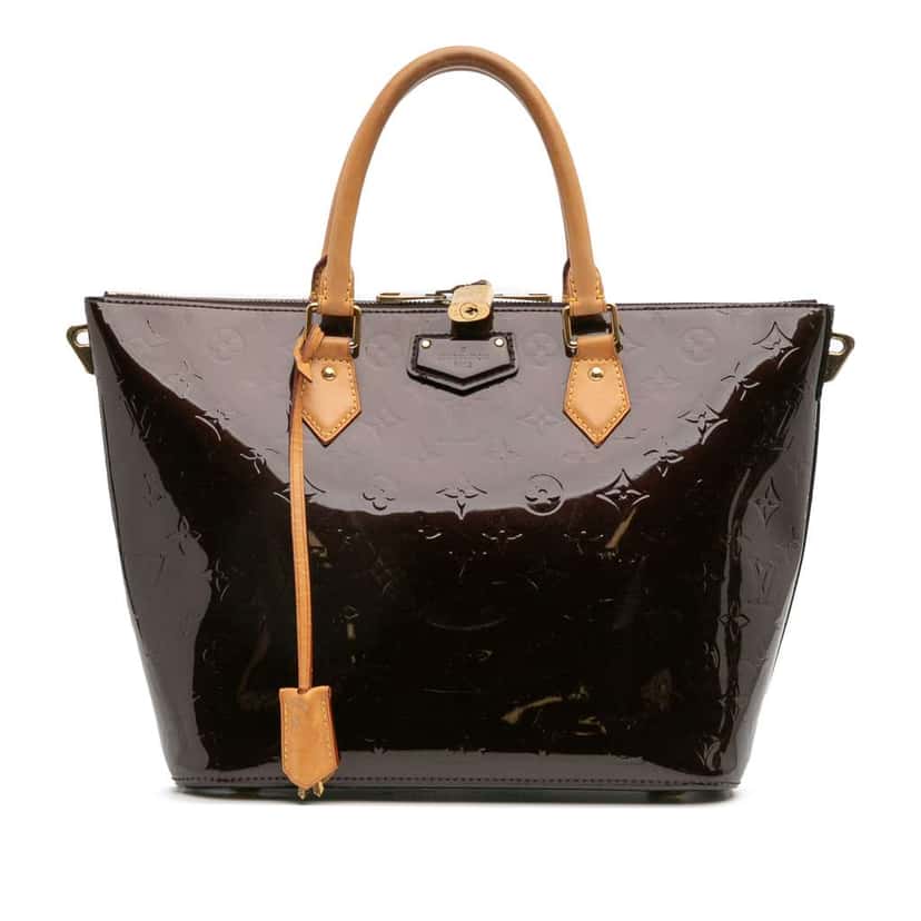 Louis Vuitton Monogram Vernis Montebello MM Purple Leather Good condition - Front View