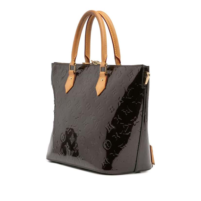 Louis Vuitton Monogram Vernis Montebello MM Purple Leather Good condition - Back View