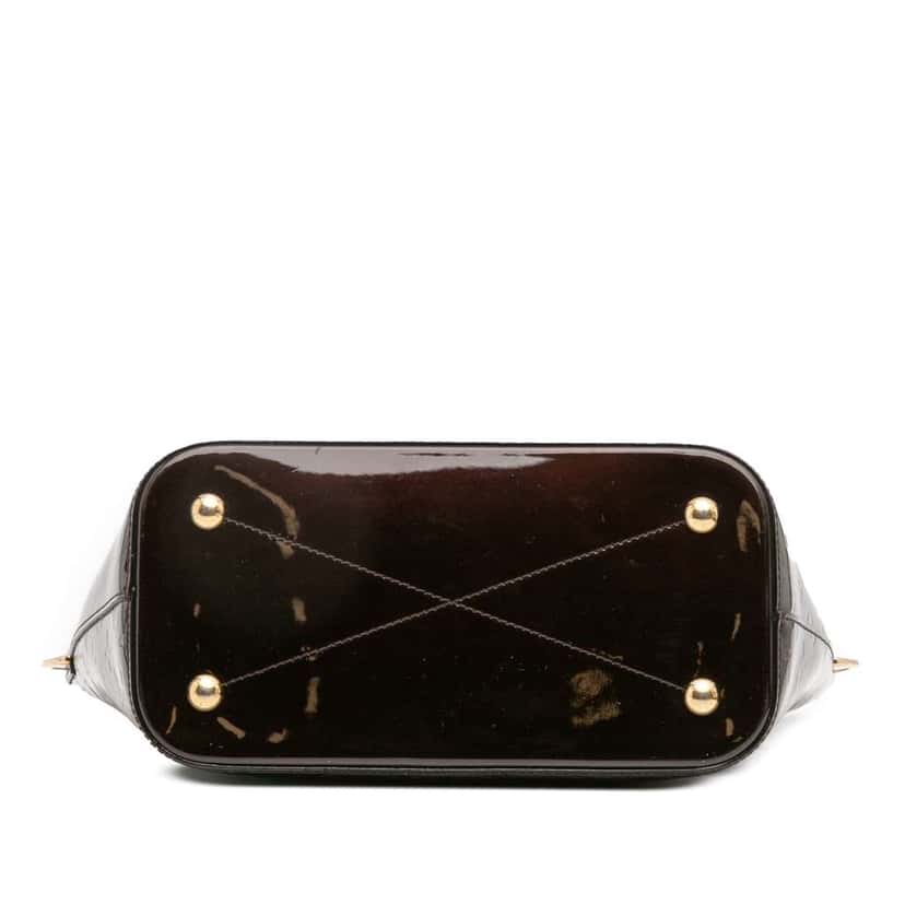 Louis Vuitton Monogram Vernis Montebello MM Purple Leather Good condition - Inside View