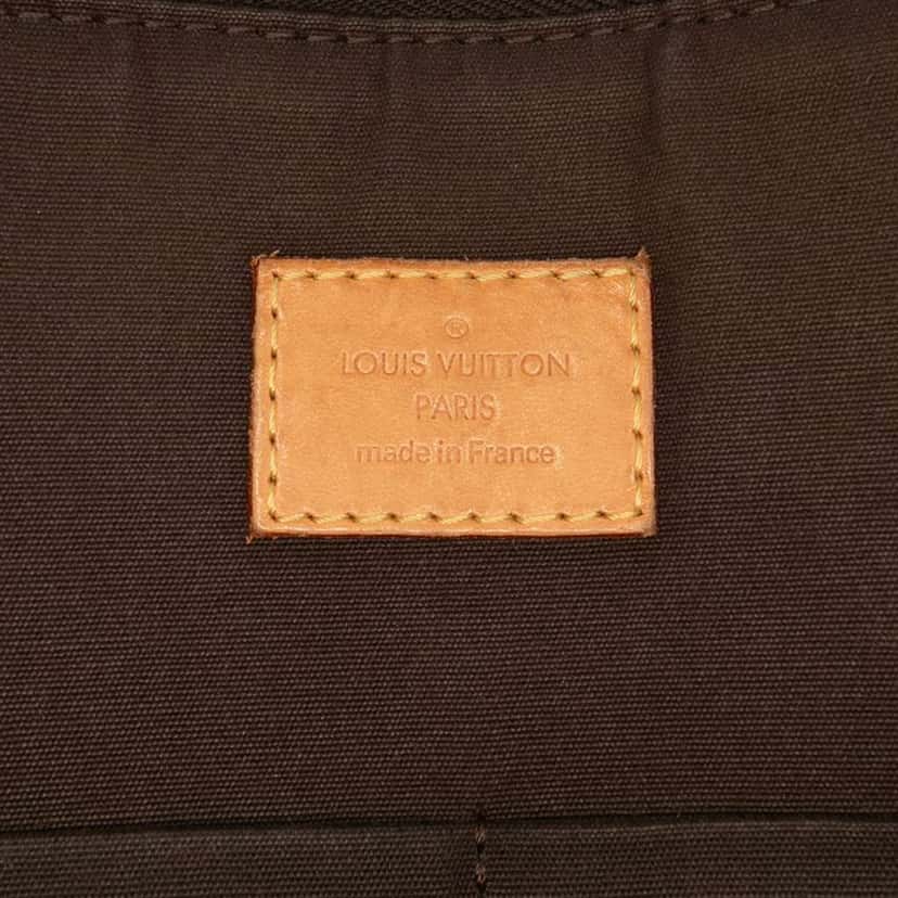Louis Vuitton Monogram Vernis Montebello MM Purple Leather Good condition - Box View