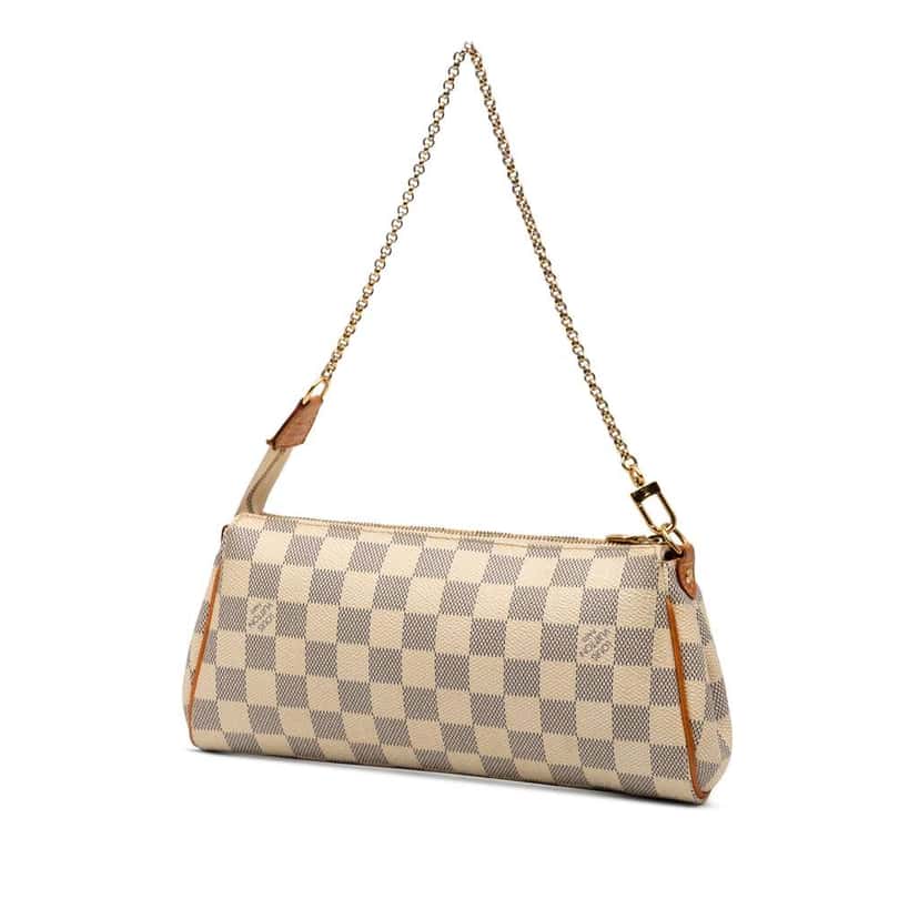 Louis Vuitton Damier Azur Eva White Good condition - Back View