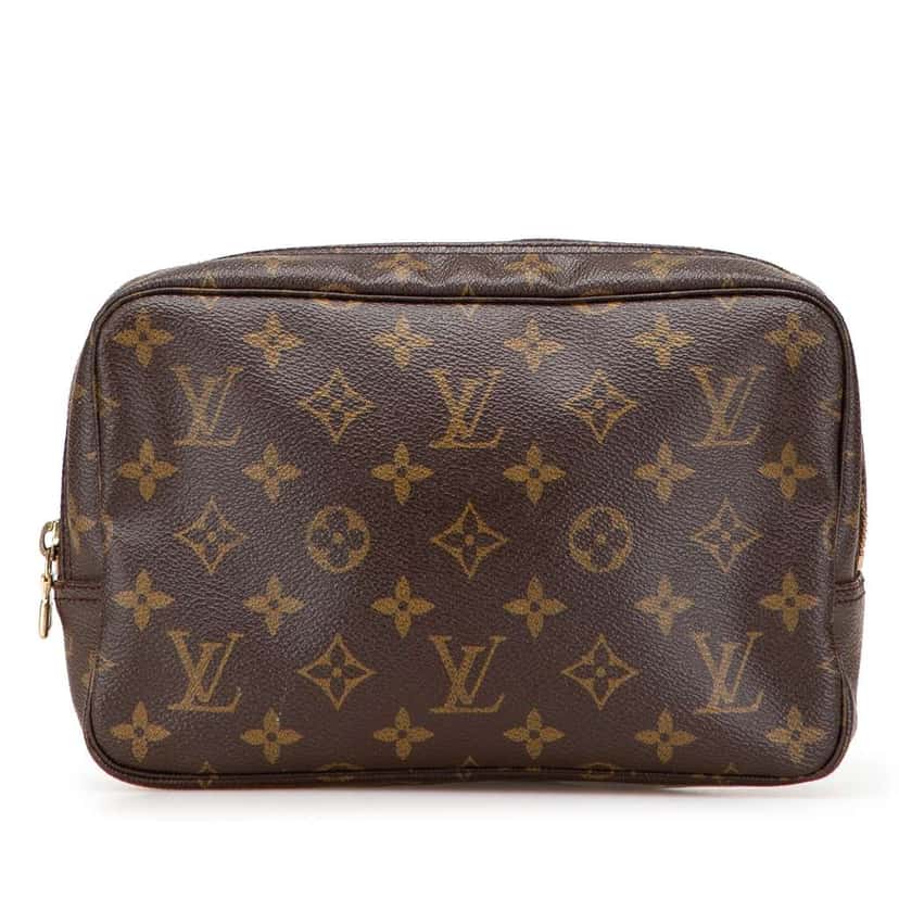 Louis Vuitton Monogram Trousse Toilette 23 Brown Canvas Good condition - Front View