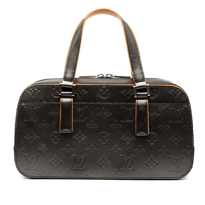 Louis Vuitton Monogram Mat Shelton Grey Leather Good condition - Front View