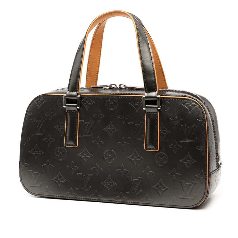 Louis Vuitton Monogram Mat Shelton Grey Leather Good condition - Back View