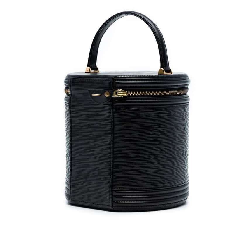 Louis Vuitton Epi Cannes Black Leather Good condition - Back View