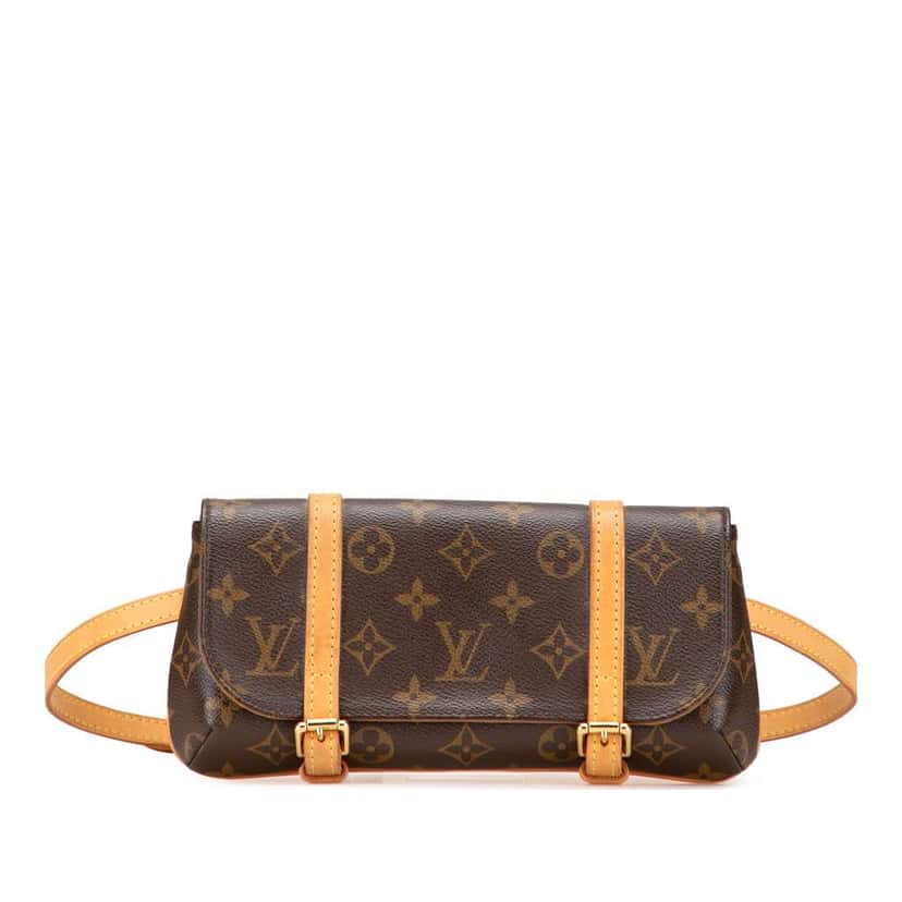 Louis Vuitton Monogram Marelle Shoulder Bag Brown Canvas Very good condition - Front View