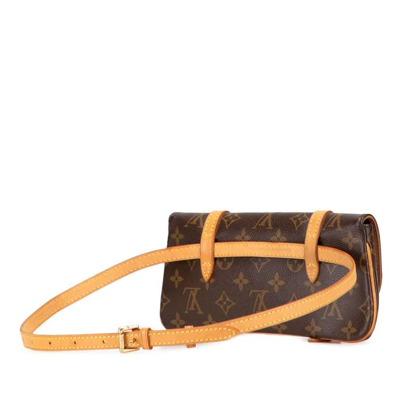 Louis Vuitton Monogram Marelle Shoulder Bag Brown Canvas Very good condition - Back View