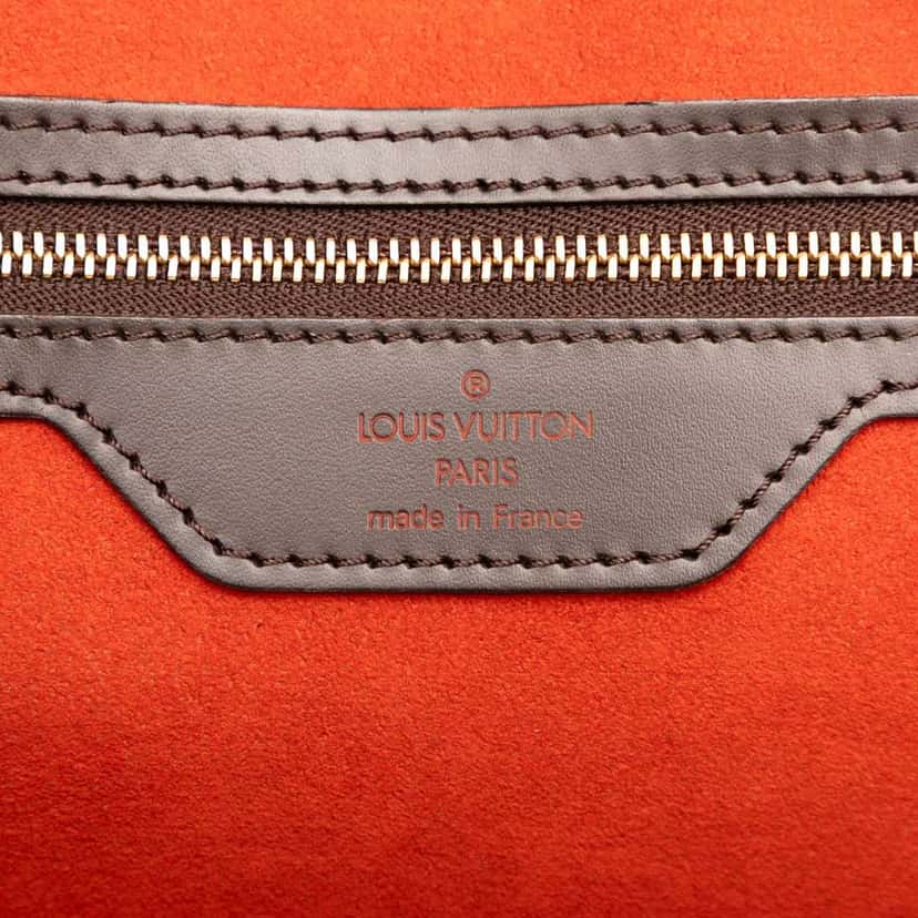 Louis Vuitton Damier Ebene Manosque GM Brown Good condition - Box View