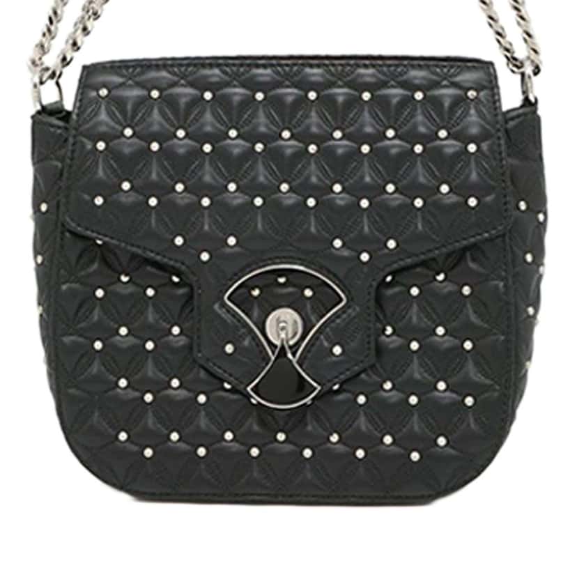 Bvlgari Medium Quilted Leather Divas Dream Crossbody Black Leather Good condition - Front View