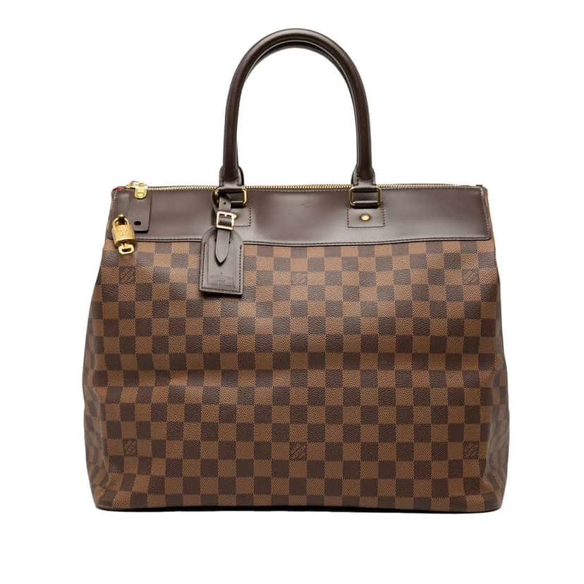 Louis Vuitton Damier Ebene Greenwich PM Brown Good condition - Front View