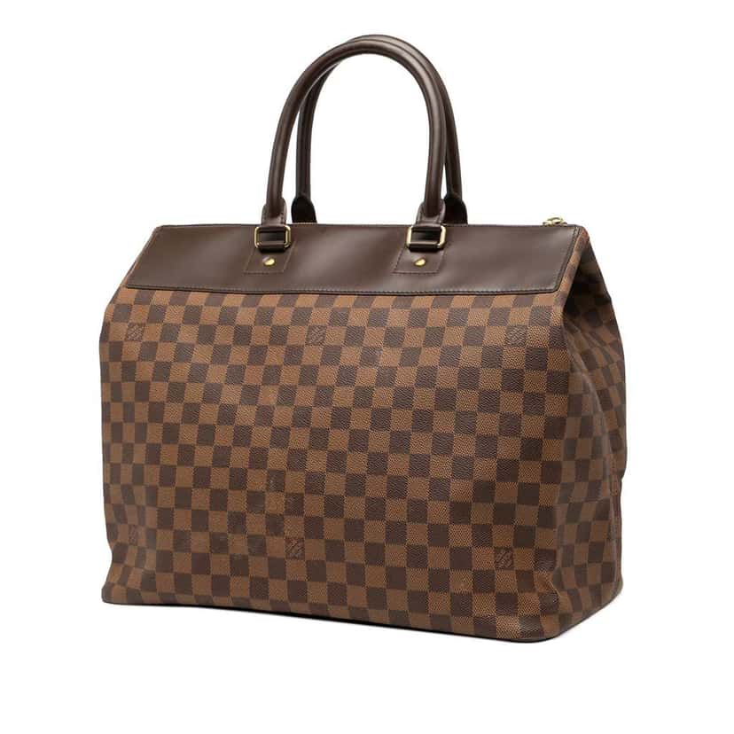 Louis Vuitton Damier Ebene Greenwich PM Brown Good condition - Back View