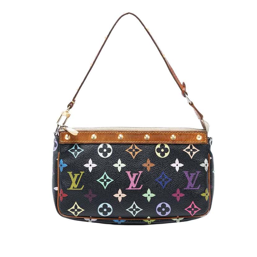Louis Vuitton Monogram Multicolore Pochette Accessoires Black Good condition - Front View